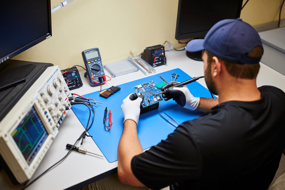 Процесс ремонта техники Thuraya в thuraya-servis